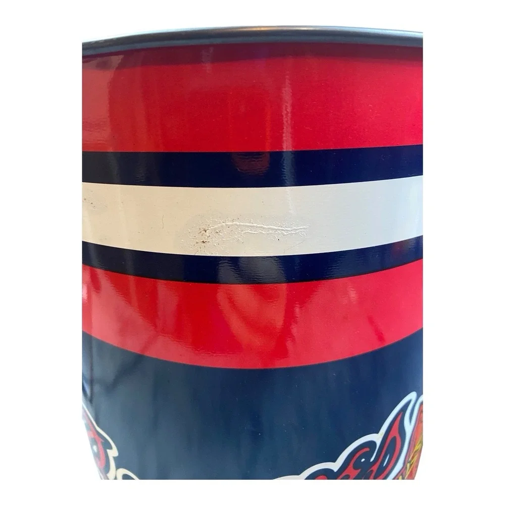 VTG 1992 Atlanta Braves Trashcan 13.5